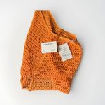 Peppermayo  Heaven Crochet Cutout Mini Dress Orange Yellow Lightweight Size Large Photo 8