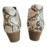 a.n.a . Memory Foam Booties D Snake Ankle Boots size 8.5 Slip-on Multicolored Photo 1
