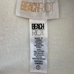 Beach Riot Stella Python Printed Popover Hoodie in White/Taupe Photo 4