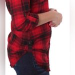 Derek Heart Derek Hart red & black plaid shirt nwt Photo 2