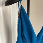 Lovers + Friends 27. Royal Blue V-Neck Jumpsuit Sleeveless Size Small Photo 5