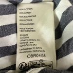 Free People Menswear Oversized Freddie Striped Shirt Nautical Navy Size Medium Photo 13