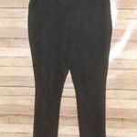 Andrew Marc Black Pull On Pants Size XL Leggings Stretch Waist Faux Suede Photo 0
