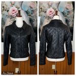 wilson's leather Super Cool Wilson’s Black Quilted Leather Jacket! Photo 1
