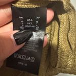 Anthropologie  Womens Blouse Cacee Jacquard Button Down Olive Green size large Photo 6