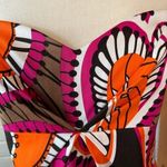 David Meister  printed mini slip dress pink size 8 EUC Photo 3