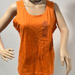 US JEAN CLUB Sleeveless Tank Top Orange Size L Photo 0