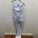 Alfred Sung  Strapless Satin Column Mini Dress Size 16‎ Photo 2