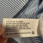 A New Day Women’s Blue Striped  Button Down Photo 2