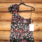 Mac Duggal  20331 EMBELLISHED RUFFLED ONE SHOULDER A LINE GOWN Black 12 Photo 8