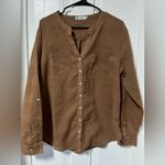 Carve Designs  Dylan Textured tunic Long Sleeve Rum Brown Size XL Photo 2