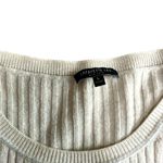 Lafayette 148 Cashmere Cream Ribbed Knit Sleeveless Sweater Tank Vest Size Large Tan Photo 2