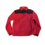 Vineyard Vines Apres Tartan Supershep Shep Shirt Fleece Red Sherpa Size Medium Photo 1