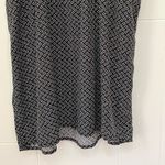 Old Navy  Sleeveless Dress Woven Black Printed Waisted Lightweight ~ Size S Photo 7