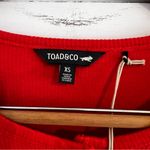 Toad&Co. Ponderosa Long Sleeve Thermal Dress. Blood Orange. Size XSmall. NWT Red Photo 4