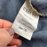 Black Label  c’est toi denim chambray jacket 1x Photo 4