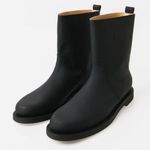 DEAR FRANCES Ero Leather Boots Minimalist in Black Sz 39 US 9 Photo 0