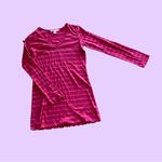 Victoria's Secret Vintage y2k  Women Pink Long Sleeve T-Shirt Dress 🔥 Photo 2