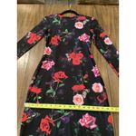 Revolve AFRM Didi crew neck floral long sleeve black Maxi Dress M Size M Photo 6