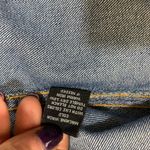 New Look Floral embroidered Jean jacket vest, ladies medium button front frayed denim Photo 6