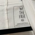 Free People White Mock Neck Long Sleeve Tee Shirt XS Oversized Casual Coastal Photo 2