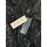 Nanette Lepore NEW Womens 12 Black Sequin Long Sleeve Maxi Evening Gown Dress Photo 10