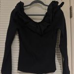 Maeve Anthropologie  Long Sleeve Ruffled Top Photo 1