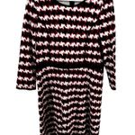 Draper James Homestead Houndstooth Fit & Flare Dress 3/4 Sleeve Multicolor Large Photo 1