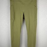 Lululemon  Invigorate High-Rise Tight 25" Size 10 Bronze Green Side Pockets Photo 0