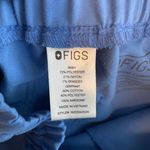 FIGS  Women XS Blue High Waisted Zamora Jogger Scrub Pants Pockets Drawstring Photo 7