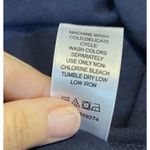 Woman Within Medium 14/16 Maxi Dress Blue Embroidered Floral Boho Cottage Travel Photo 8