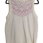 ATM Anthony Thomas melillo fair isle wool vest Small Pink Photo 0