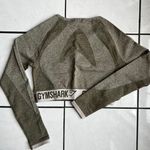 Gymshark Flex Long Sleeve Crop Top (M) - ‘Khaki/Sand’ Photo 1