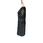 Vintage Stenay black silk and sequin cocktail dress Size M Photo 3