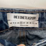 One Teaspoon Lonely Boy Distressed Jeans Blue Drop Crotch Boyfriend Photo 7