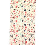 Self Esteem  Red White & Blue Star Print Sheer Mesh Infinity Scarf – 29” USA Photo 0