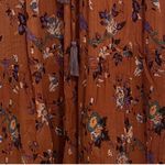 Raga  Floral Sleeveless Bohemian Maxi Dress in Tassels V Neck Cottagecore Small Photo 3