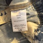 Parasuco Blue and White Distressed Denim Vest Size L Photo 2