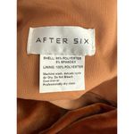 After Six NWT Cowl Neck Spaghetti Strap Velvet Maxi Dress 0 Golden Almond #3263 Photo 9