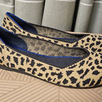 Rothy's The Flat Leopard Print Women's Size 7 Shoes Round Toe Retired Pattern Photo 0