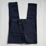 FRNCH  Paris Navy Straight Leg Ankle Cropped Size Small NWT Photo 1