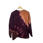 ZARA Women’s Oversized Tie Dye Crewneck Sweatshirt in Purple/Orange Size M Photo 8