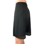 Aritzia Sunday Best Black Zipper High Waist Straight A-line Mini Skirt Size S Photo 1