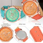 Red Strap Alloy Fashion Watch Red Photo 2