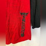 Nba Size Large Red Chicago Bulls Raglan Shirt Photo 5