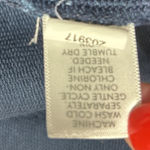 J.Jill Women Fleece Hoodie XL Peach Purple Blue Ombre Comfort Lounge Leisure Photo 4