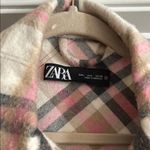 ZARA  Plaid Women's Jacket in Pink and Cream Photo 4