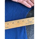 Torrid  Women’s Sweater Long Sleeves V-Neck Blue Multicolor Plaid Size 2 Photo 3