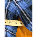 Rails  Hunter Shirt XS Midnight Blue Pink Plaid Button Down Soft Rayon Top Photo 6