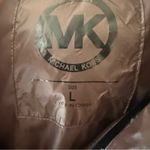 Michael Kors MK Brown Sheen Belted Puffer Jacket Size L Photo 4